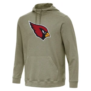 Arizona cardinals antigua cloud pullover hoodie Olive