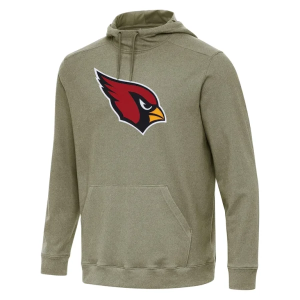 Arizona cardinals antigua cloud pullover hoodie Olive