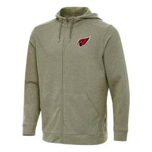 Arizona cardinals antigua effortless full zip hoodie Olive