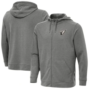 Arizona cardinals antigua effortless full zip hoodie jacket Heather black