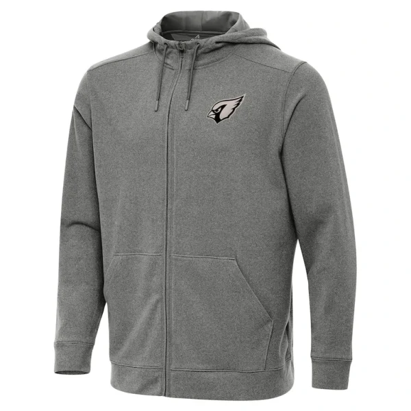 Arizona cardinals antigua effortless full zip hoodie jacket Heather black M