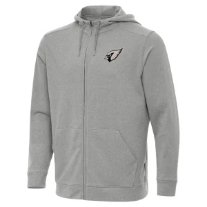 Arizona cardinals antigua effortless full zip hoodie jacket Heather gray M
