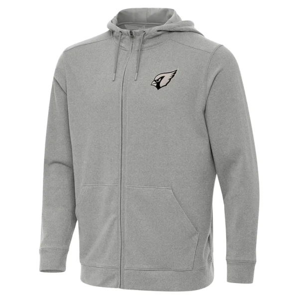 Arizona cardinals antigua effortless full zip hoodie jacket Heather gray M