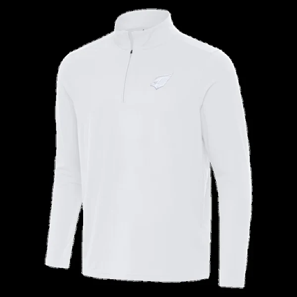 Arizona cardinals antigua intent quarter zip jacket White M