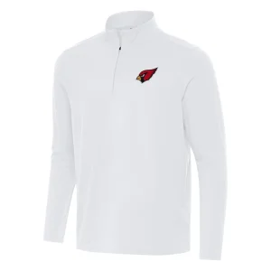 Arizona cardinals antigua intent quarter zip pullover top White