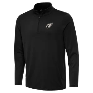 Arizona cardinals antigua reprocess quarter zip top Black M
