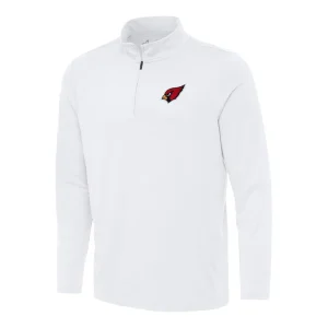 Arizona cardinals antigua reprocess quarter zip top White