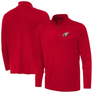 Arizona cardinals antigua reprocess quarter zip top cardinal Cardinal