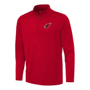 Arizona cardinals antigua reprocess quarter zip top cardinal Cardinal