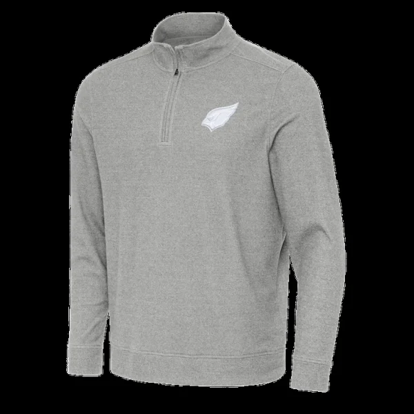Arizona cardinals antigua subtle quarter zip jacket Heather gray M