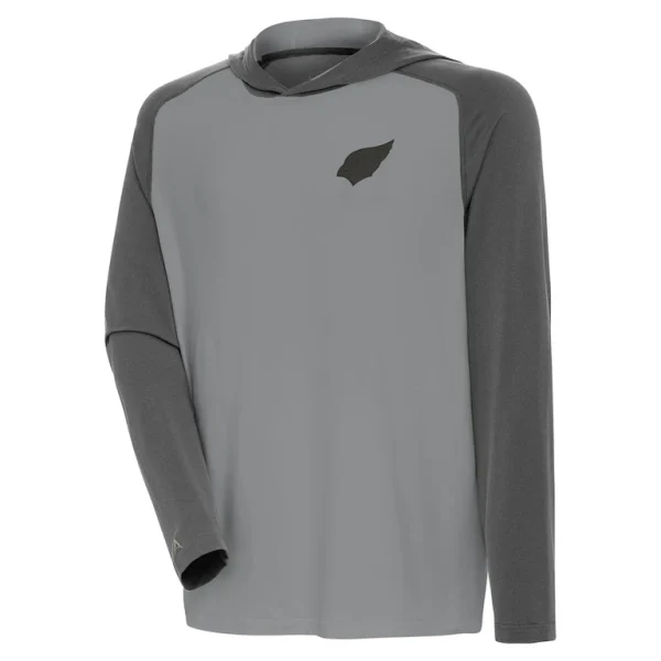 Arizona cardinals antigua tonal intrepid pullover hoodie Gray