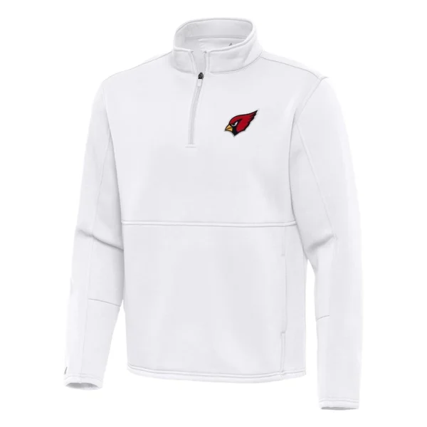 Arizona cardinals antigua twist quarter zip pullover jacket White M