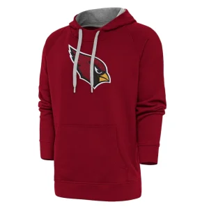 Arizona cardinals antigua victory chenille pullover hoodie cardinal Cardinal