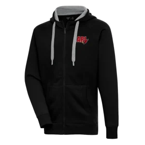 Arizona cardinals antigua victory full zip hoodie Black