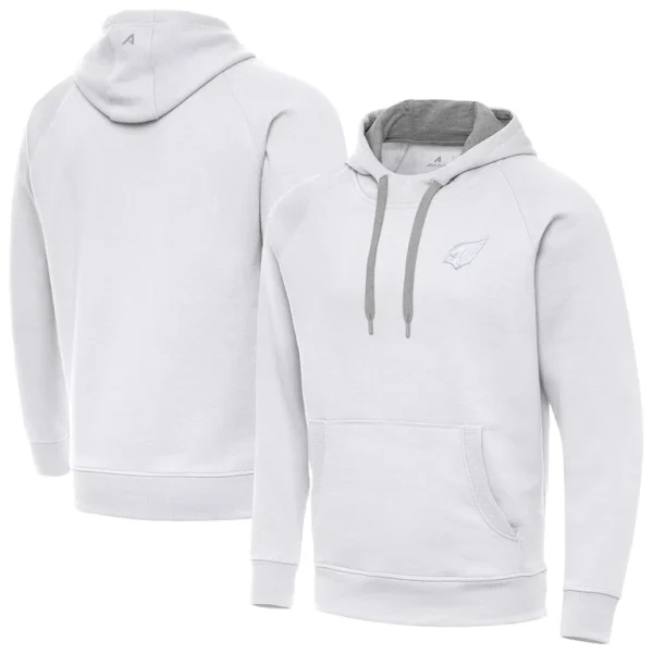 Arizona cardinals antigua victory pullover hoodie White