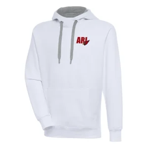 Arizona cardinals antigua victory pullover hoodie White