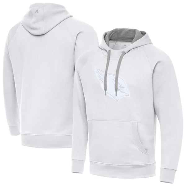 Arizona cardinals antigua victory pullover hoodie White
