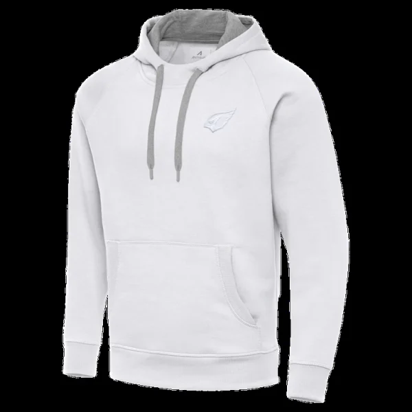 Arizona cardinals antigua victory pullover hoodie White M