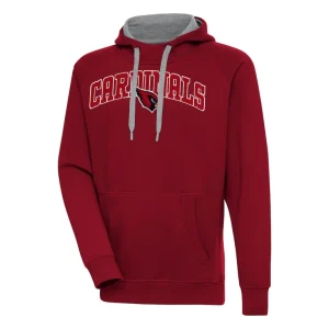 Arizona cardinals antigua victory pullover hoodie cardinal Cardinal