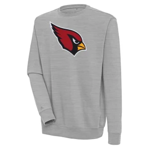 Arizona cardinals antigua victory pullover sweatshirt Heather gray