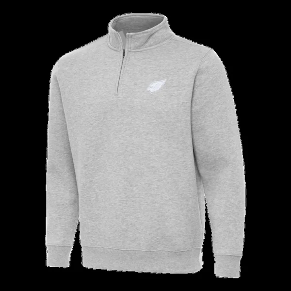 Arizona cardinals antigua victory quarter zip top Heather gray M