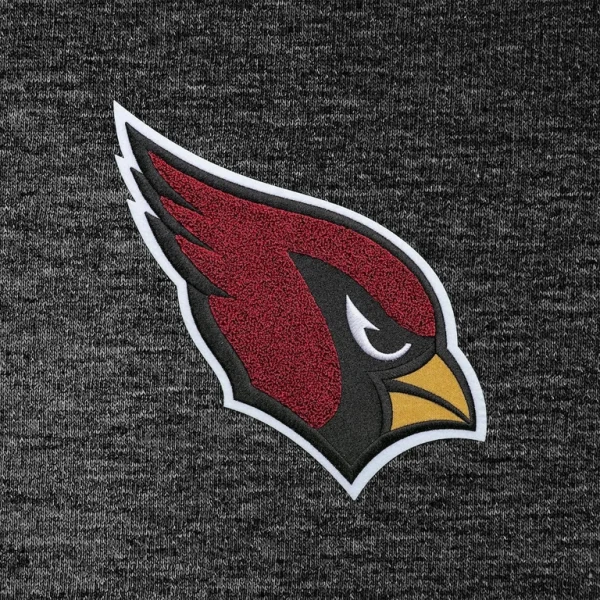 Arizona cardinals antigua womens action crewneck chenille pullover sweatshirt Heathered black M