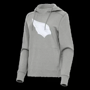 Arizona cardinals antigua womens justice pullover hoodie Heather gray S