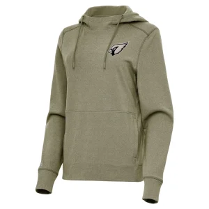 Arizona cardinals antigua womens justice pullover hoodie Olive