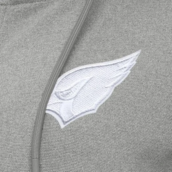 Arizona cardinals antigua womens seeker full zip hoodie jacket Heather gray L