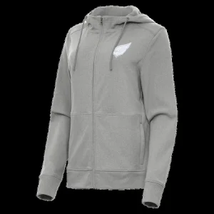 Arizona cardinals antigua womens seeker full zip hoodie jacket Heather gray S