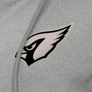 Arizona cardinals antigua womens seeker full zip hoodie jacket Heather gray S