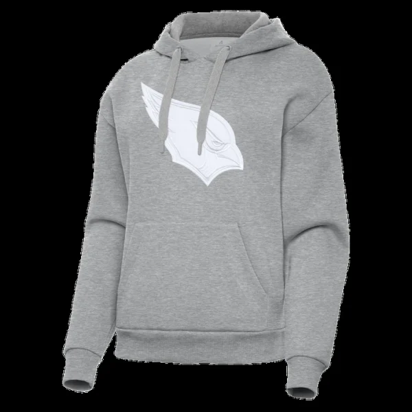Arizona cardinals antigua womens victory pullover hoodie Heather gray M