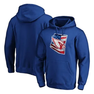 Arizona cardinals banner state pullover hoodie Royal