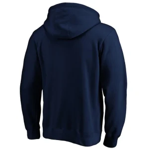 Arizona cardinals banner wave fitted pullover hoodie Navy L