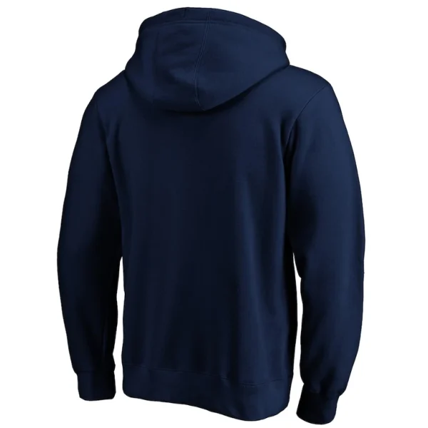 Arizona cardinals banner wave fitted pullover hoodie Navy L