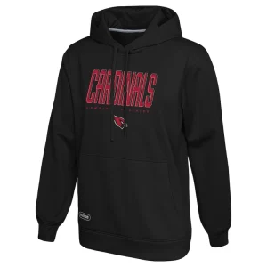 Arizona cardinals combine authentic pullover hoodie Black