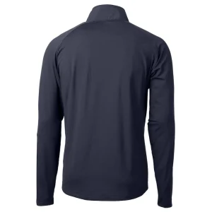 Arizona cardinals cutter buck adapt eco knit hybrid recycled quarter zip pullover top Navy L