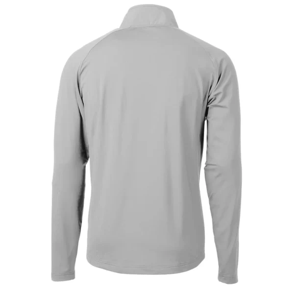Arizona cardinals cutter buck adapt eco knit hybrid recycled quarter zip throwback pullover top Gray L