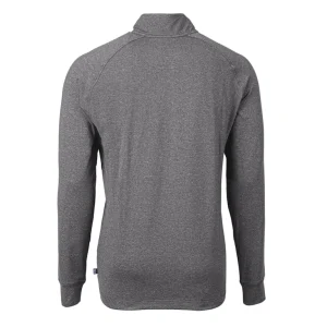 Arizona cardinals cutter buck adapt eco knit quarter zip pullover top Heather black L