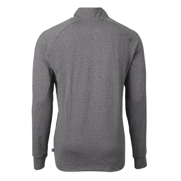 Arizona cardinals cutter buck adapt eco knit quarter zip pullover top Heather black L