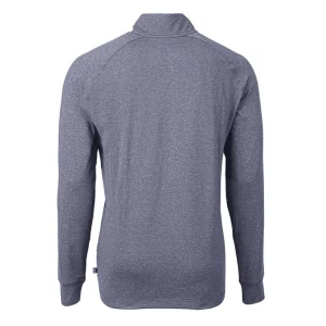 Arizona cardinals cutter buck adapt eco knit quarter zip pullover top Heather navy L