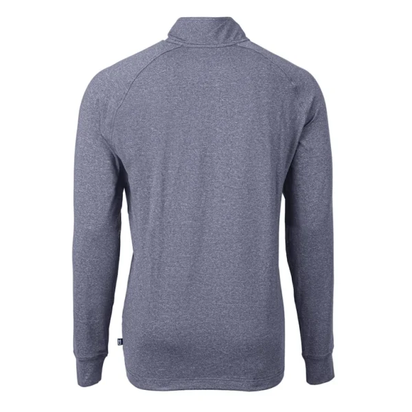 Arizona cardinals cutter buck adapt eco knit quarter zip pullover top Heather navy L