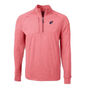 Arizona cardinals cutter buck adapt eco knit quarter zip pullover top cardinal Cardinal M