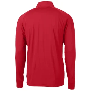 Arizona cardinals cutter buck americana team adapt eco knit hybrid recycled quarter zip pullover top cardinal Cardinal L
