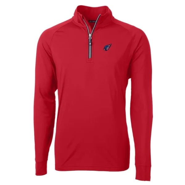Arizona cardinals cutter buck americana team adapt eco knit hybrid recycled quarter zip pullover top cardinal Cardinal M