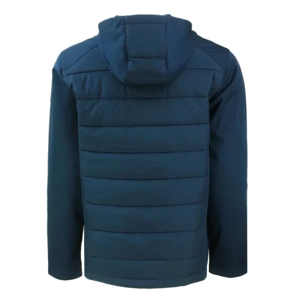 Arizona cardinals cutter buck big tall americana evoke hybrid eco softshell recycled full zip hooded jacket Navy 3XB
