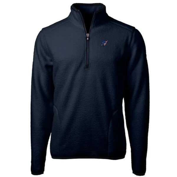 Arizona cardinals cutter buck big tall cascade eco sherpa fleece quarter zip pullover jacket Navy 2XB