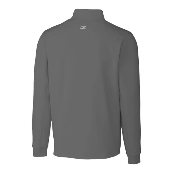 Arizona cardinals cutter buck big tall traverse stretch quarter zip top Gray 3XB