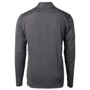 Arizona cardinals cutter buck big tall virtue eco pique micro stripe tri blend quarter zip jacket Black 3XB
