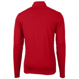 Arizona cardinals cutter buck big tall virtue eco pique recycled quarter zip jacket cardinal Cardinal 3XB